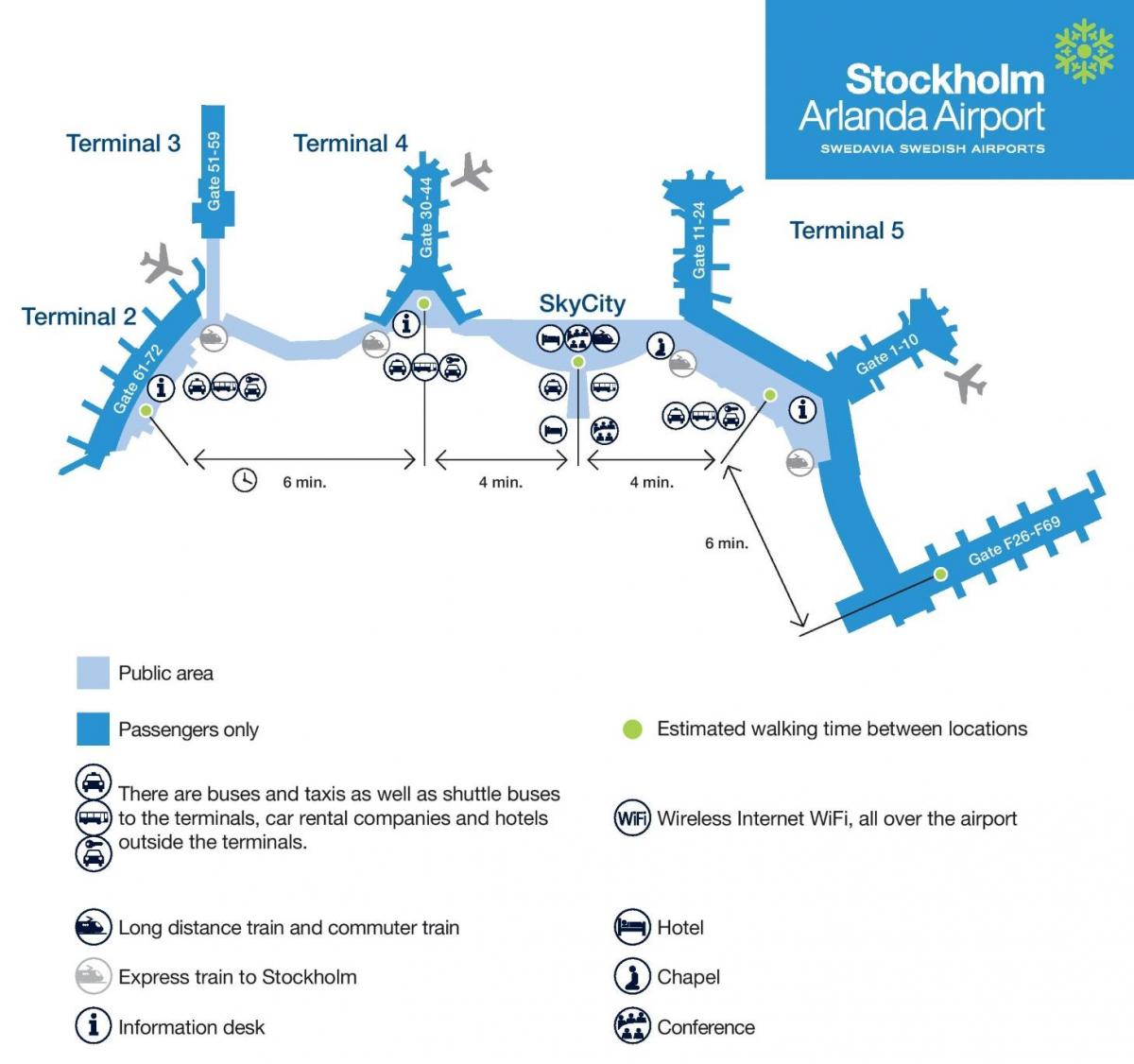 Stockholm arlanda kaart
