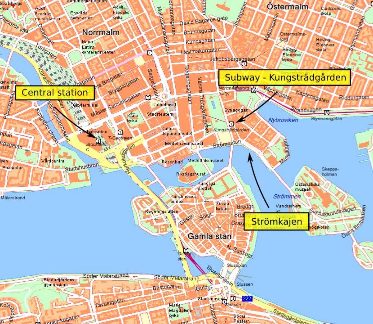 Stockholm kaart