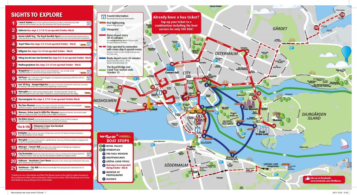 bus lijnen Stockholm kaart