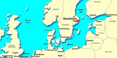 Stockholm kaart europa