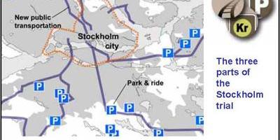 Kaart van Stockholm parkeergelegenheid
